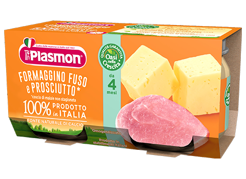 Plasmon Omogeneizzato Formaggio Prosciutto 4/6M+ 2x80g  - 2