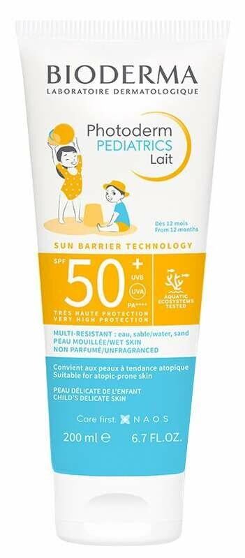 Bioderma Photoderm Pediatrics Latte Solare Viso E Corpo 200ml SPF50+-1