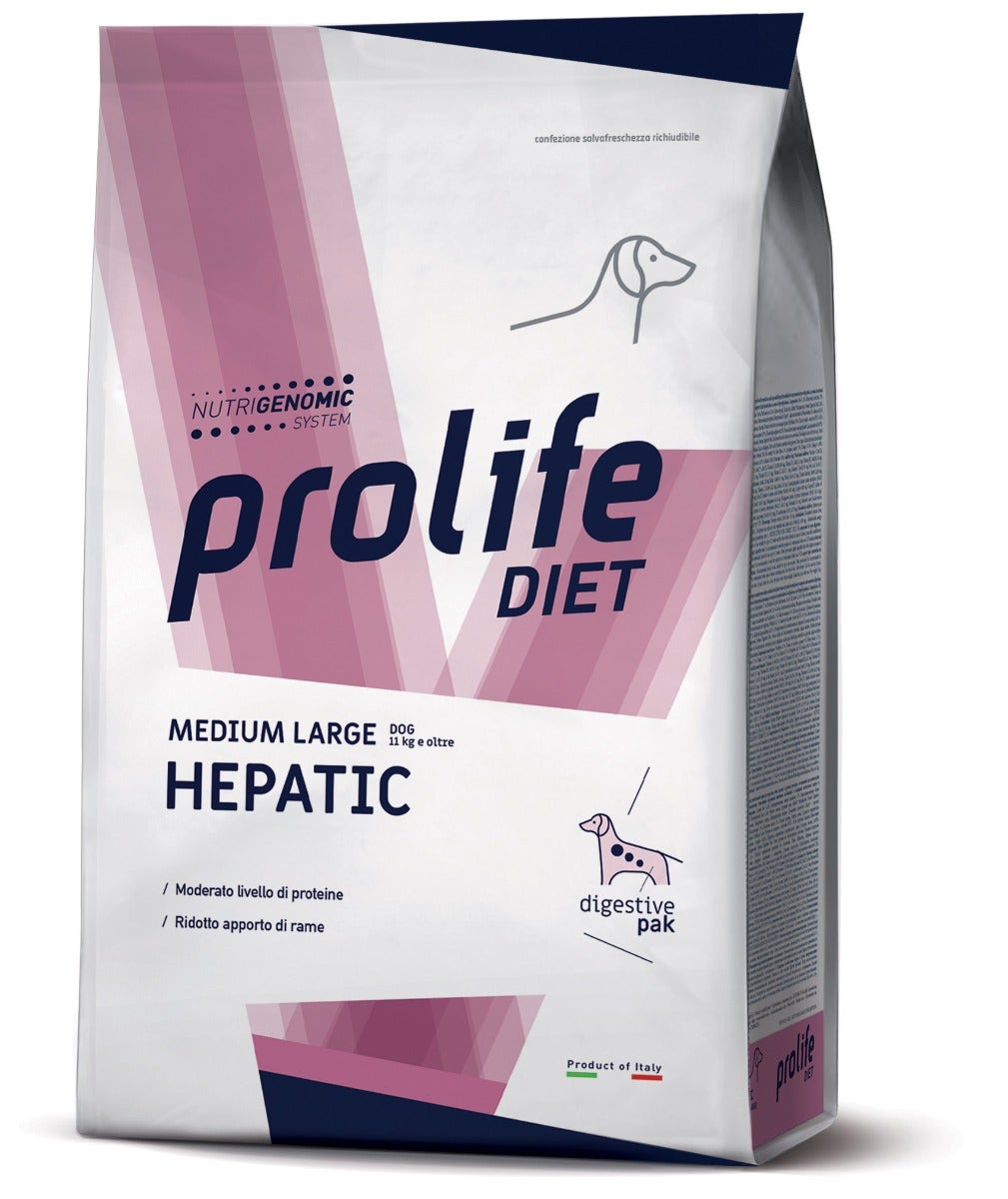 Prolife Hepatic Diet Cibo Secco Per Cani Taglia Media/Grande Sacco 8Kg-3