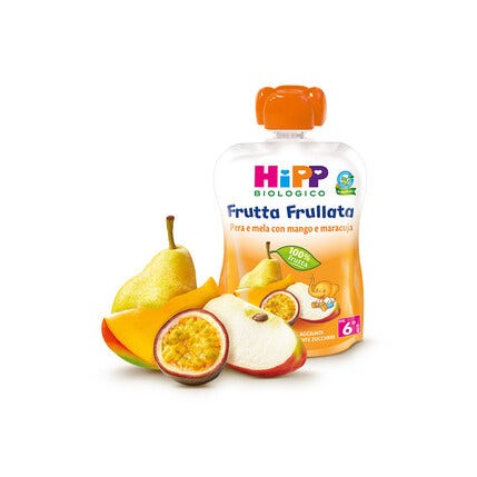 Hipp Frullato Pera Mela Con Mango E Maracuja 90 g  - 1