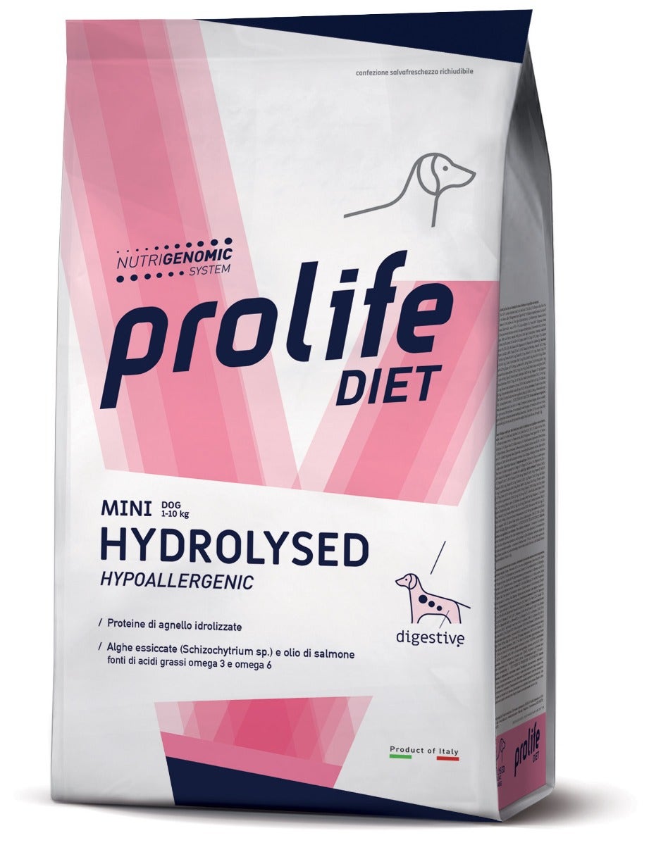 Prolife Dog Hydrolysed Hypoallergenic Cibo Secco Agnello Per Cani Taglia Mini Sacco 1,5kg-2