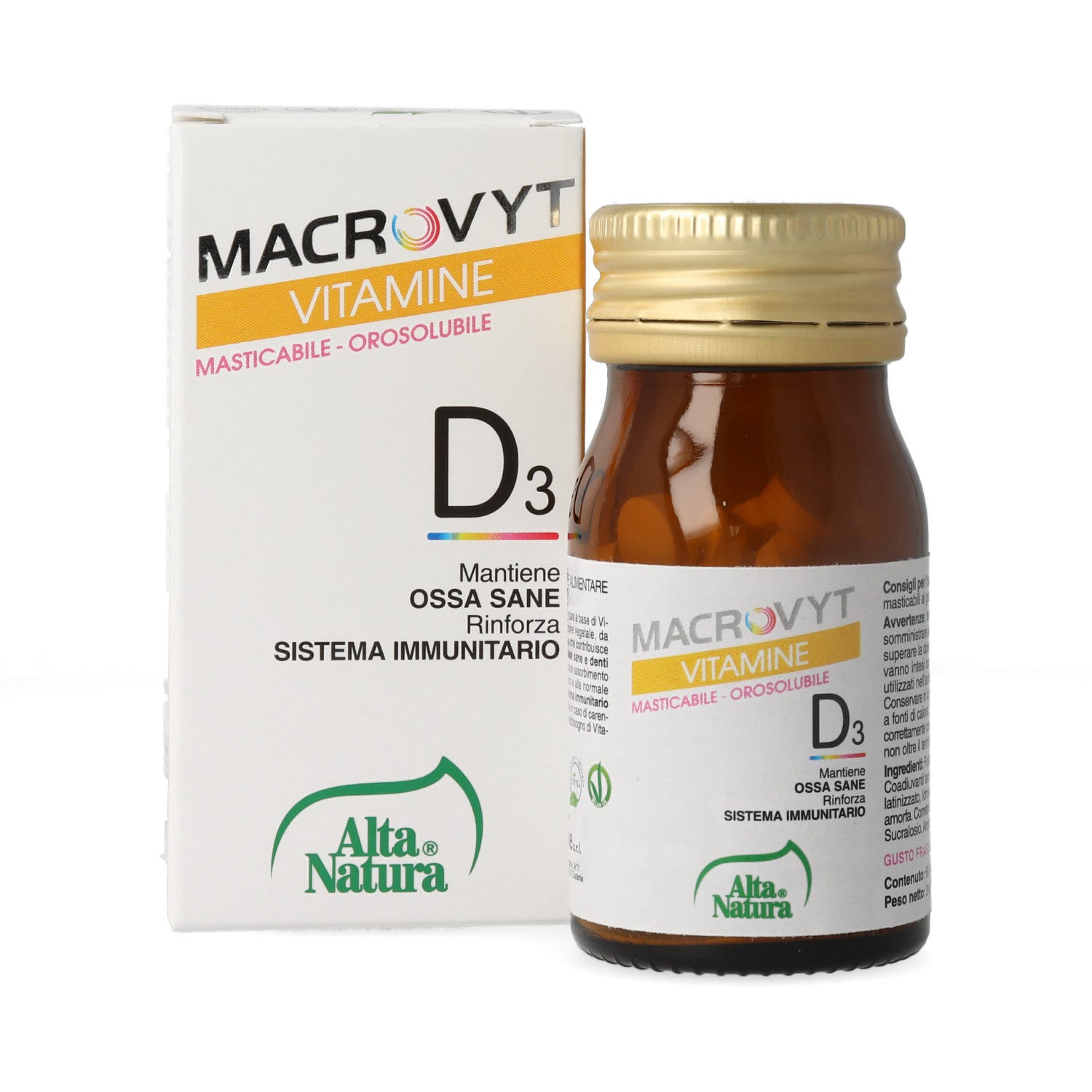 Macrovyt Vitamina D3 60 Compresse Orosolubili  - 2