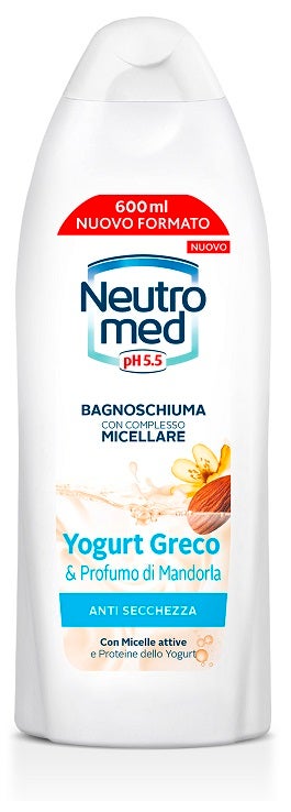 Neutromed Bagnoschiuma Sensitive Con Yogurt E Profumo di Mandorla 600 ml-4