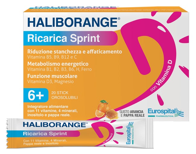 Haliborange Ricarica Sprint 20 Stick Pack -3