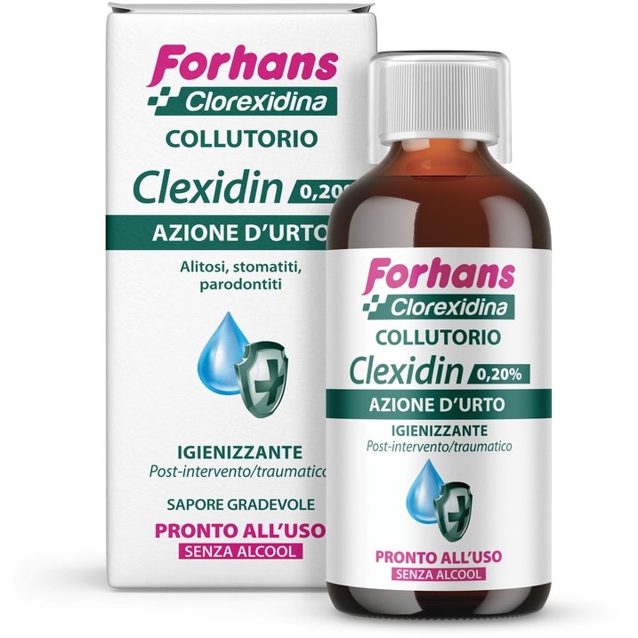 Forhans Clexidin Collutorio 0,20 Senza Alcool 200ml  - 2