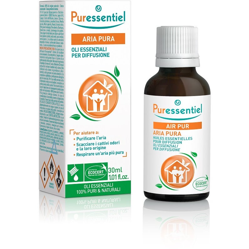Pureessentiel Miscela Diffusione Aria Pura Certificata Ecocert 30ml  - 1