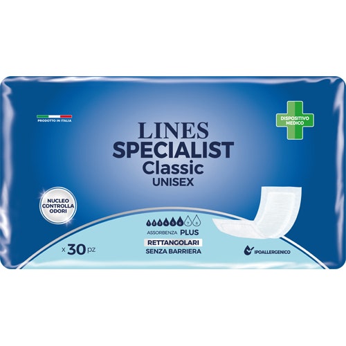 Lines Specialist Classic Pannolone Rettangolare Senza Barriera 30 Pezzi  - 2