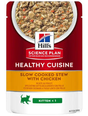 Hill's Science Plan Healthy Cuisine Kitten Pollo Bustina 80gr-1
