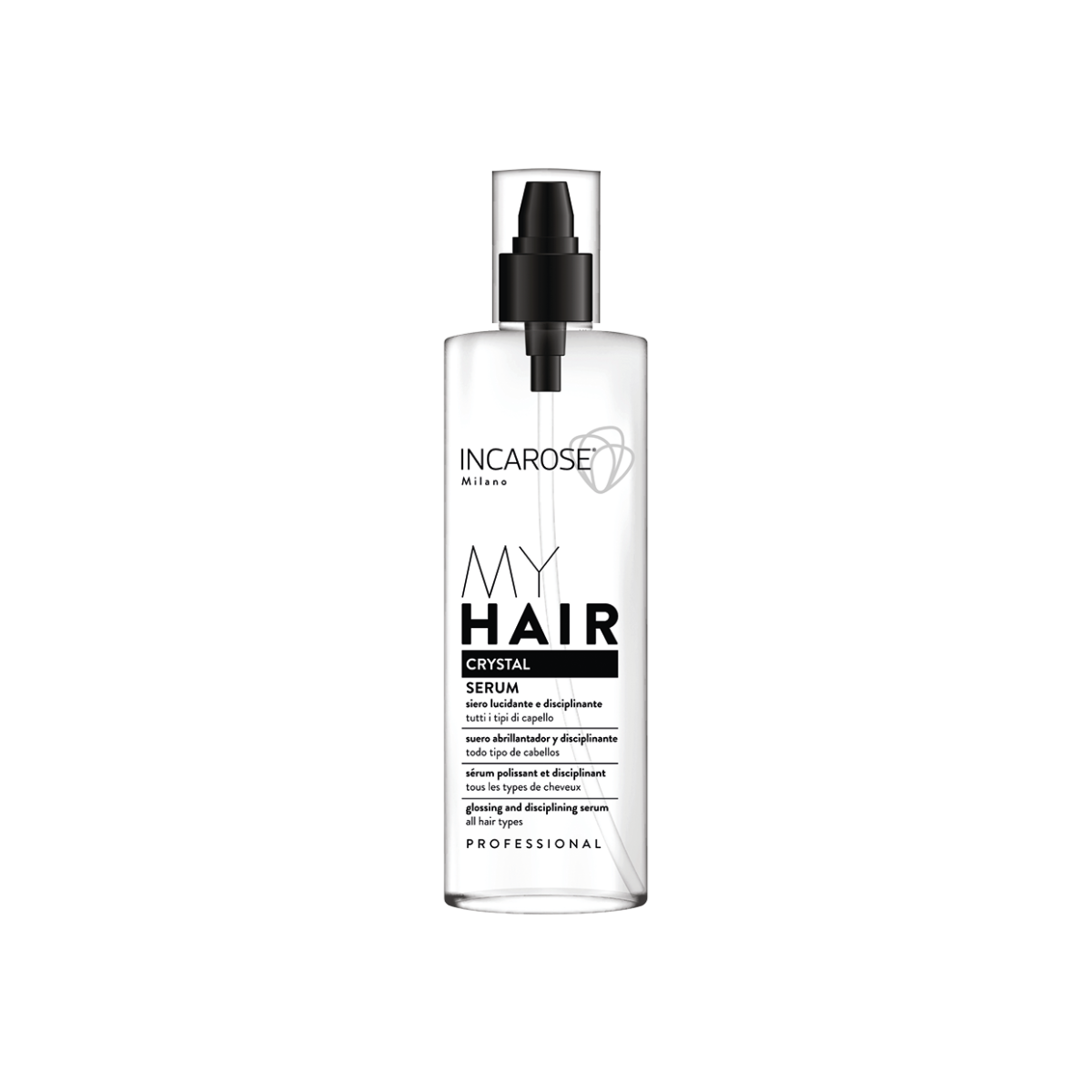 Incarose My Hair Crystal Siero Capelli Lucidante/Disciplinante 100ml-2