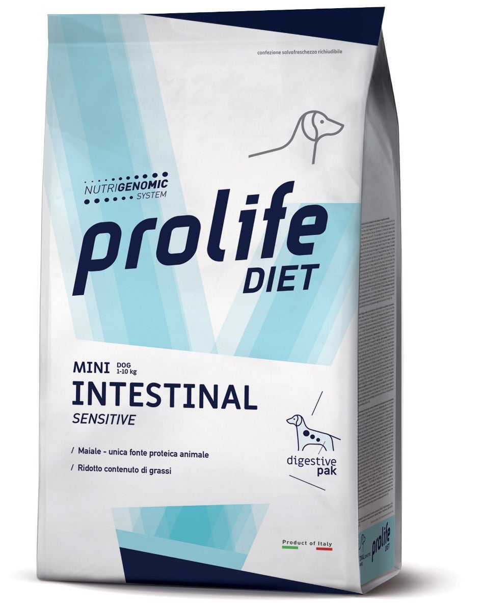 Prolife Dog Diet Intestinal Sensitive Cibo Secco Per Cani Taglia Mini Sacco 2kg-2