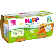 Hipp Bio Omogeneizzato Carote E Ceci 2x80g - 1