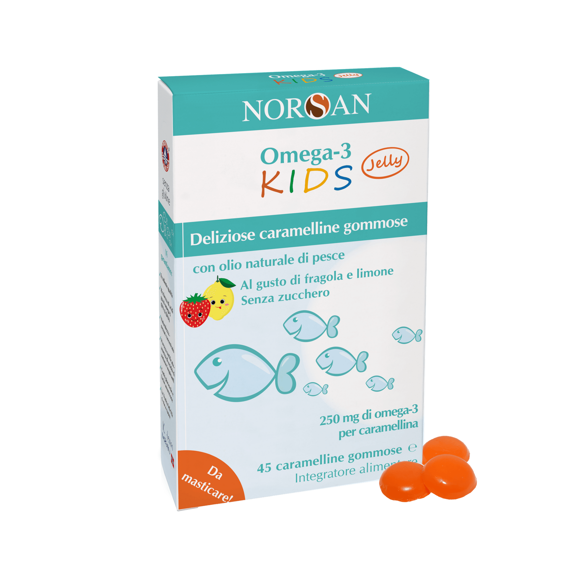 Norsan Omega 3 Kids Caramelline 90g  - 2