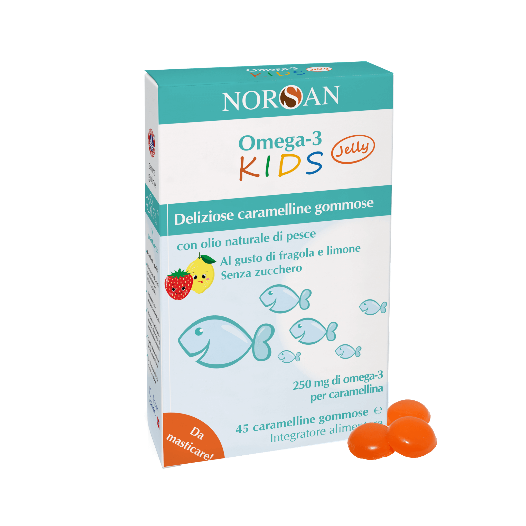 Norsan Omega 3 Kids Caramelline 90g  - 2