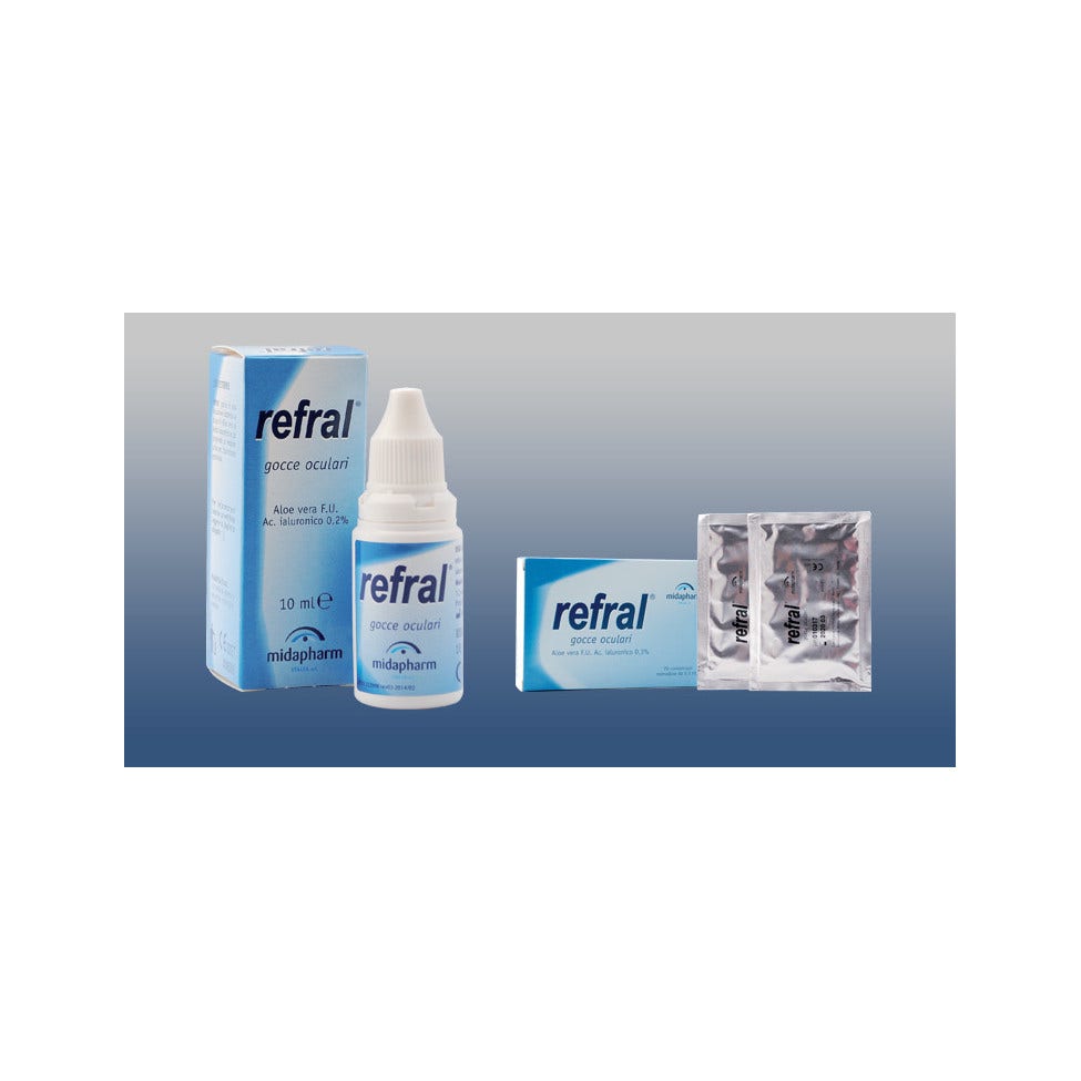 Refral Monodose Gocce Oculari 20 Contenitori x 0,5ml-1