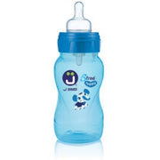J Bimbi B Free Me Blu Biberon Polipropilene Tettarella Silicone 260ml 0 Mesi+ - 1