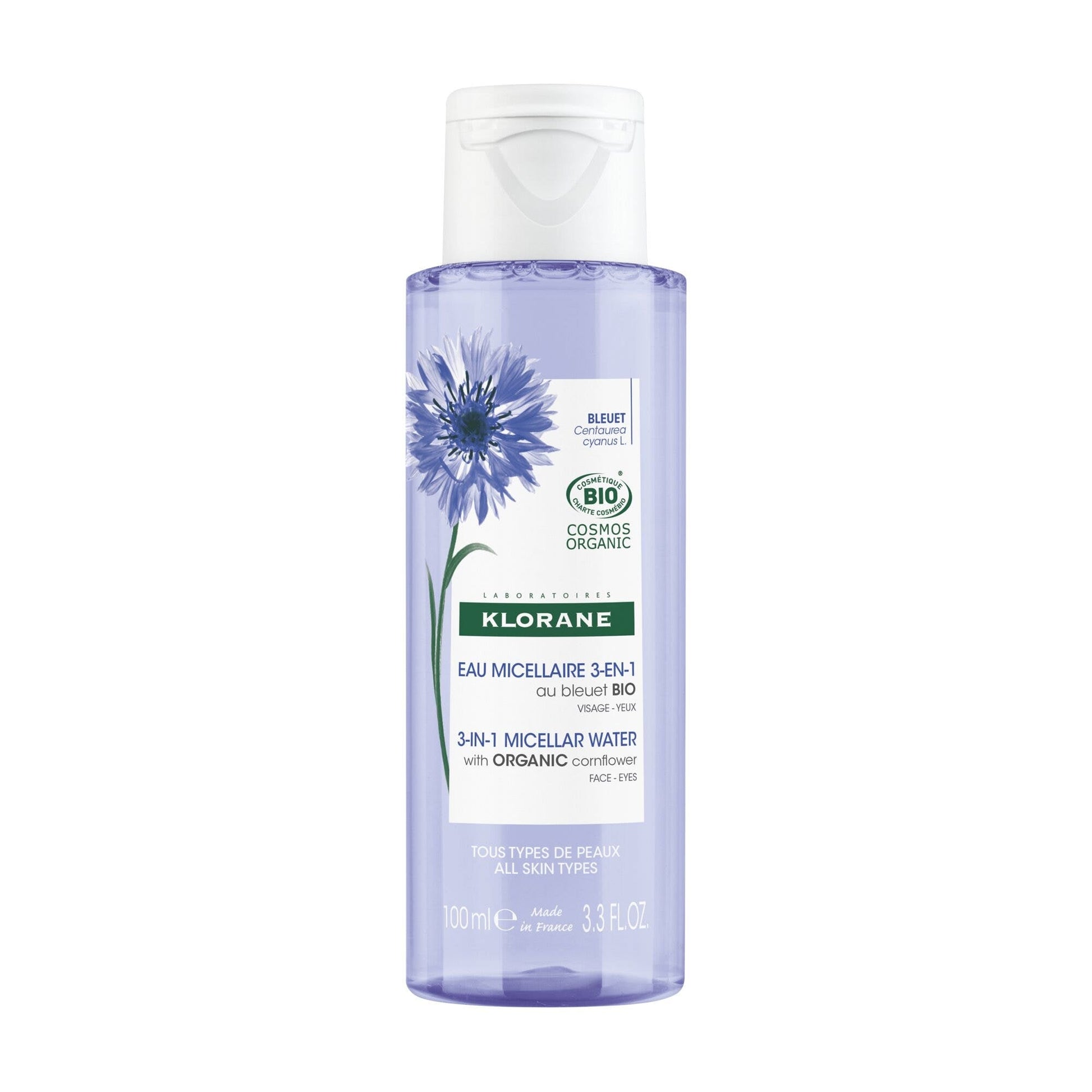 Klorane Acqua Micellare Fiordaliso Bio 100ml-2