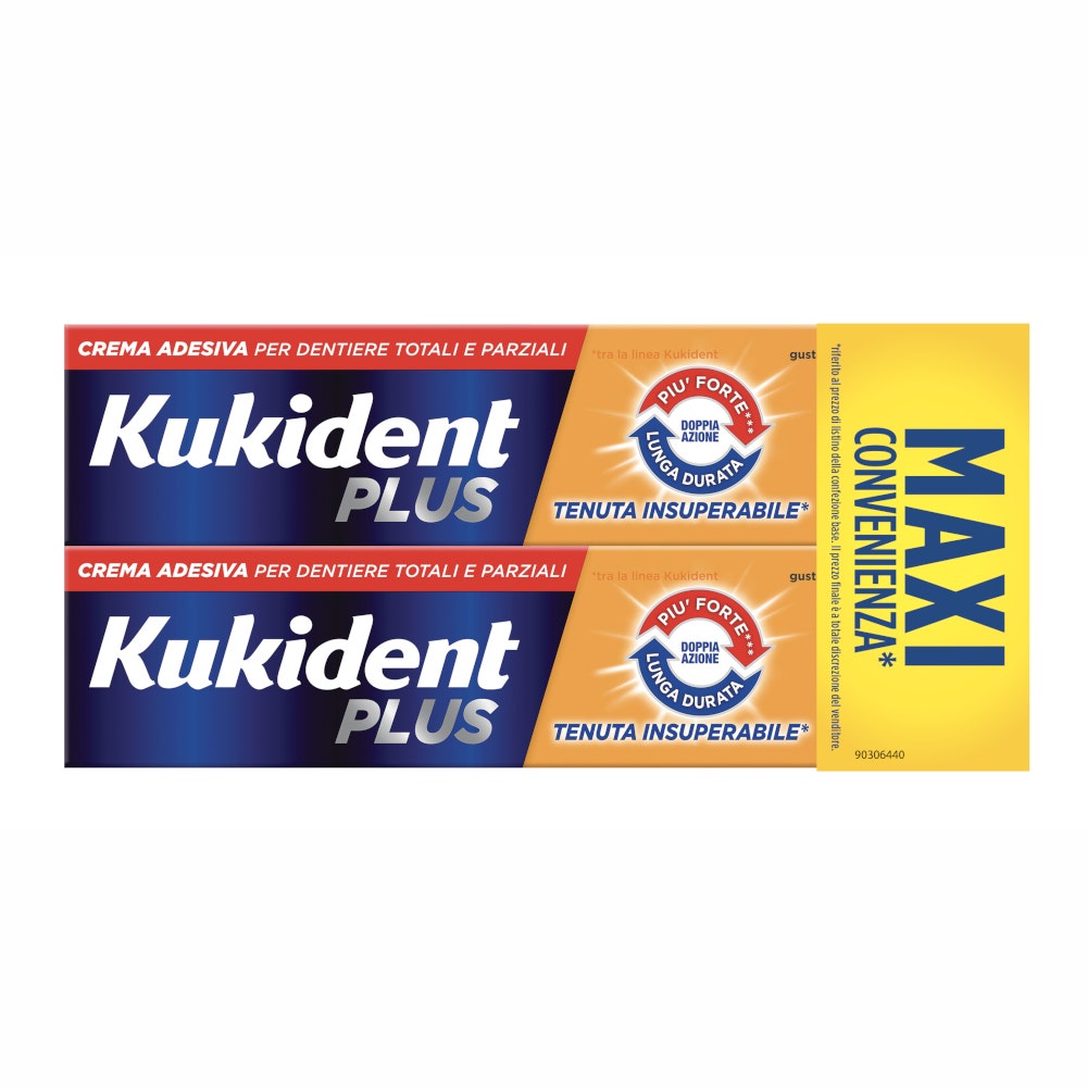 Kukident Plus Doppia Azione 2x65g-2