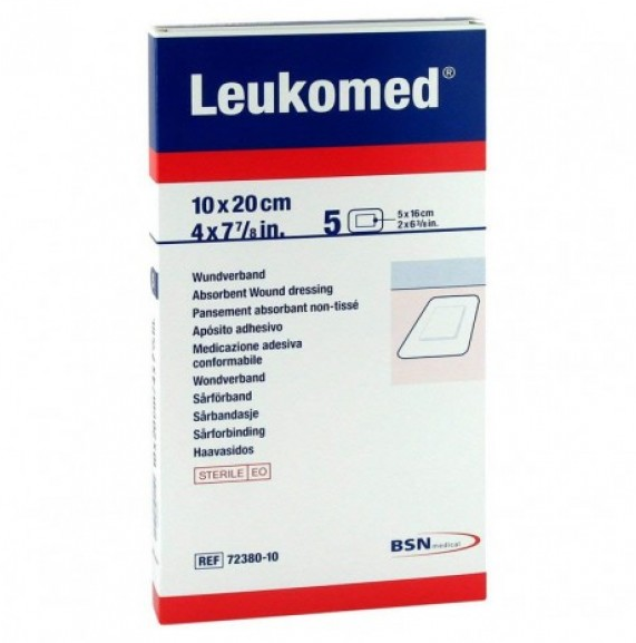 Leukomed Medicazione Post-Operatoria TNT 10x20cm 5 Pezzi-2