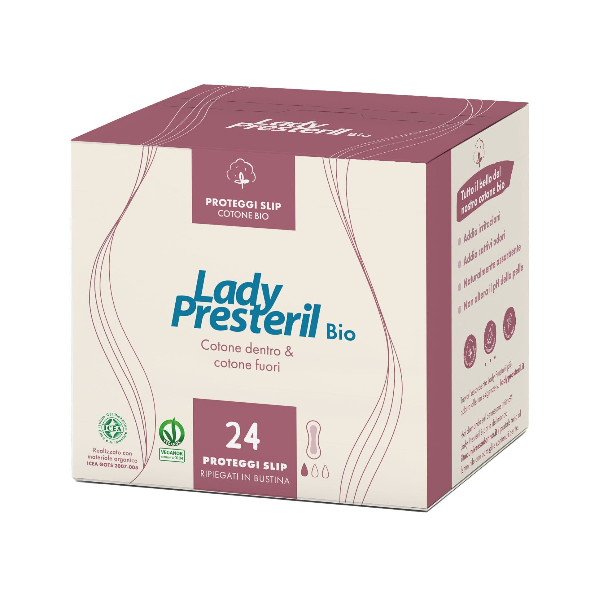 Lady Presteril Proteggi Slip Pocket Bio 24 Pezzi  - 2
