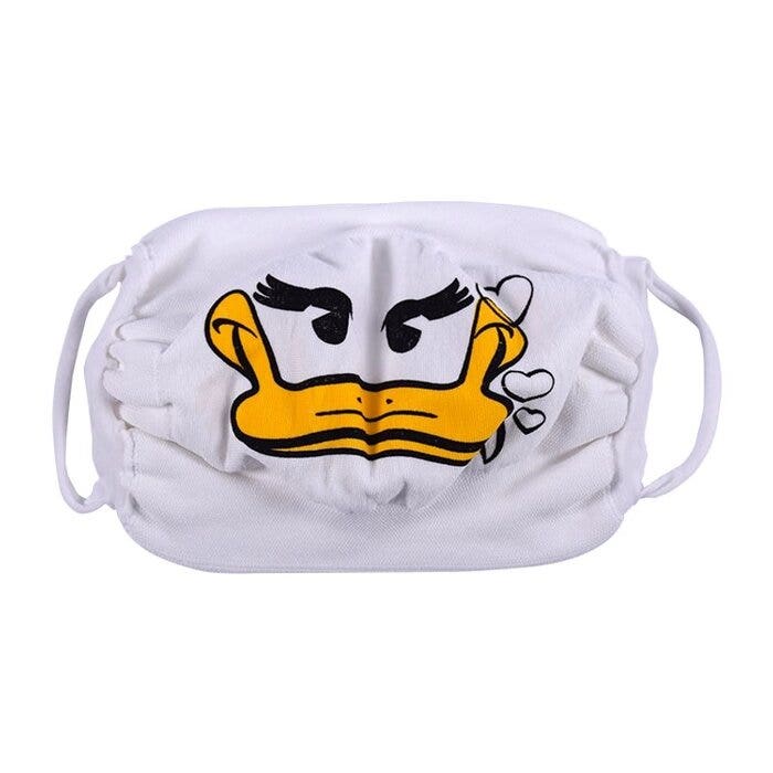 Wonder Company Mascherina Protettiva Lavabile Duck Girl 1 Pezzo-1