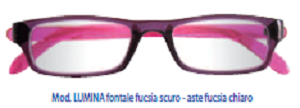 Occhiali Graduati da lettura Lumina Pink/Fucsia +1,50diot  - 1