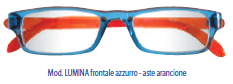 Lumina Occhiale Azzurro/Arancio Diottrie +3,00  - 1