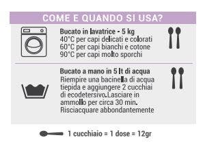 Lab Natu Ecodetersivo Sapone Marsiglia E Bicarbonato 25g-4
