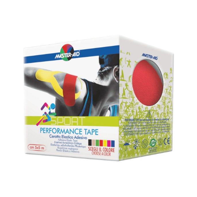 Master-Aid S Perform Red Taping Neuromuscolare 5cmx5mt  - 1