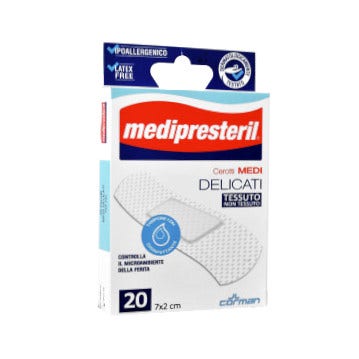 Medipresteril Cerotti Delicati Medi 7x2cm 20 Pezzi  - 2