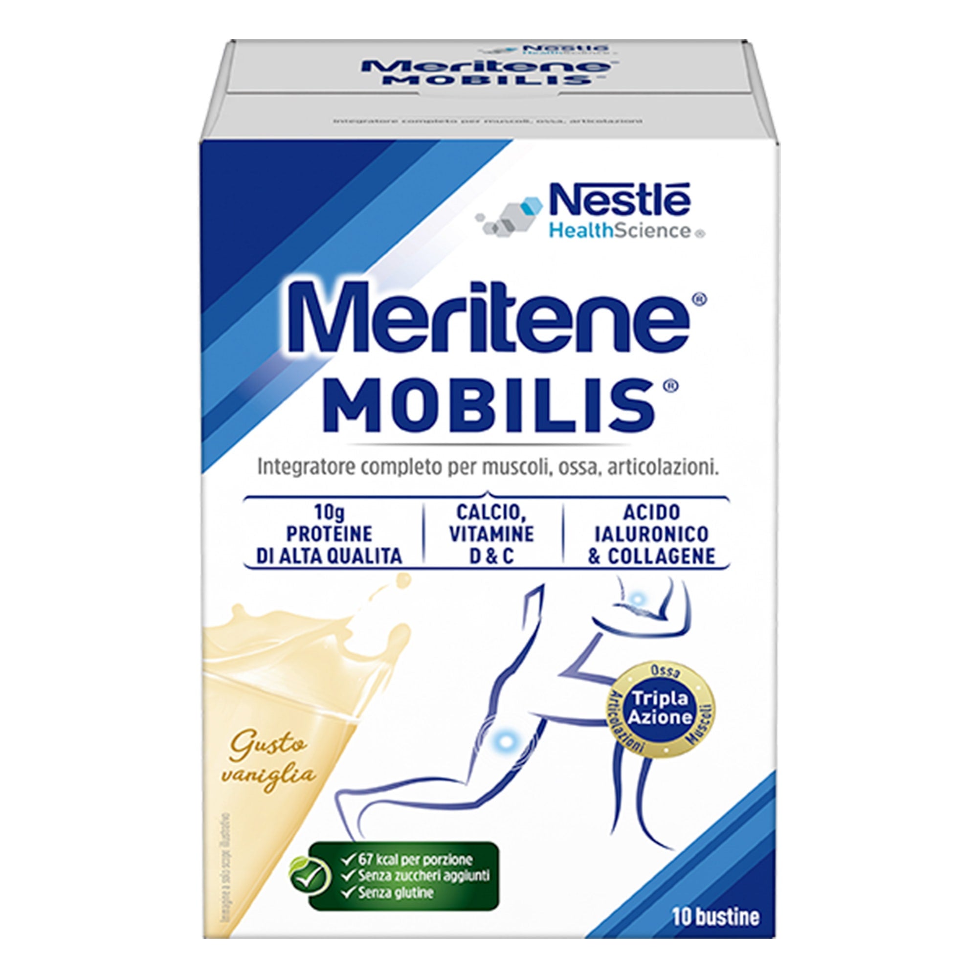 Meritene Mobilis Vaniglia 10 Buste 20g  - 4