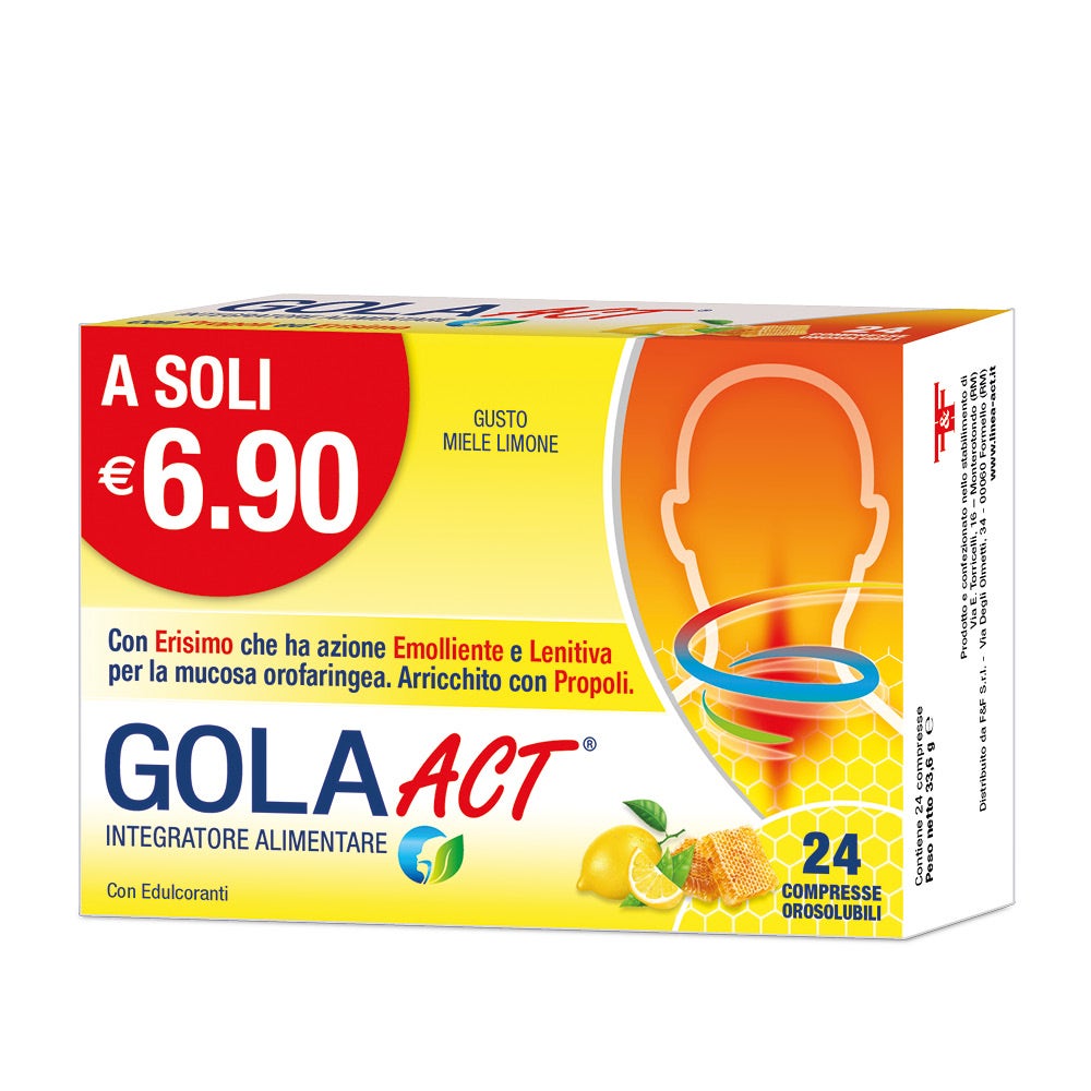 Gola Act Miele Limone 24 Compresse-3