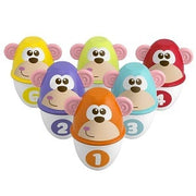 Chicco Gioco Monkey Strike 6 Birilli 1 Pallina  - 1