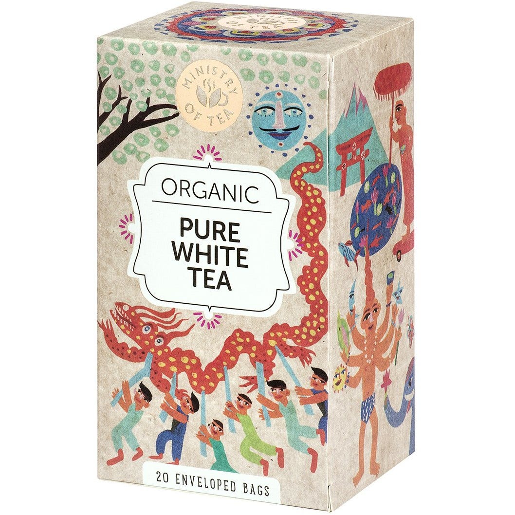 Ministry Of Tea Tè Bianco Puro Biologico 20 Filtri-3