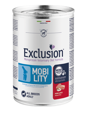 Exclusion Veterinary Diet Formula Mobility Maiale/Riso Lattina 400gr-1
