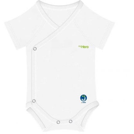 J Bimbi Body My Hero 44-62cm Bio Cotton 4 Season Bianco  - 2