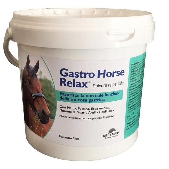 Nbf Lanes Gastro Horse Relax Mangime Complementare In Polvere Per Equini 2kg  - 1