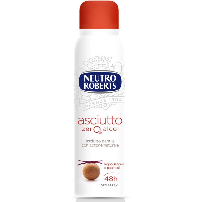 Neutro Roberts Deodorante Spray Asciutto Legno Sandalo/Patchouli 150ml - 1