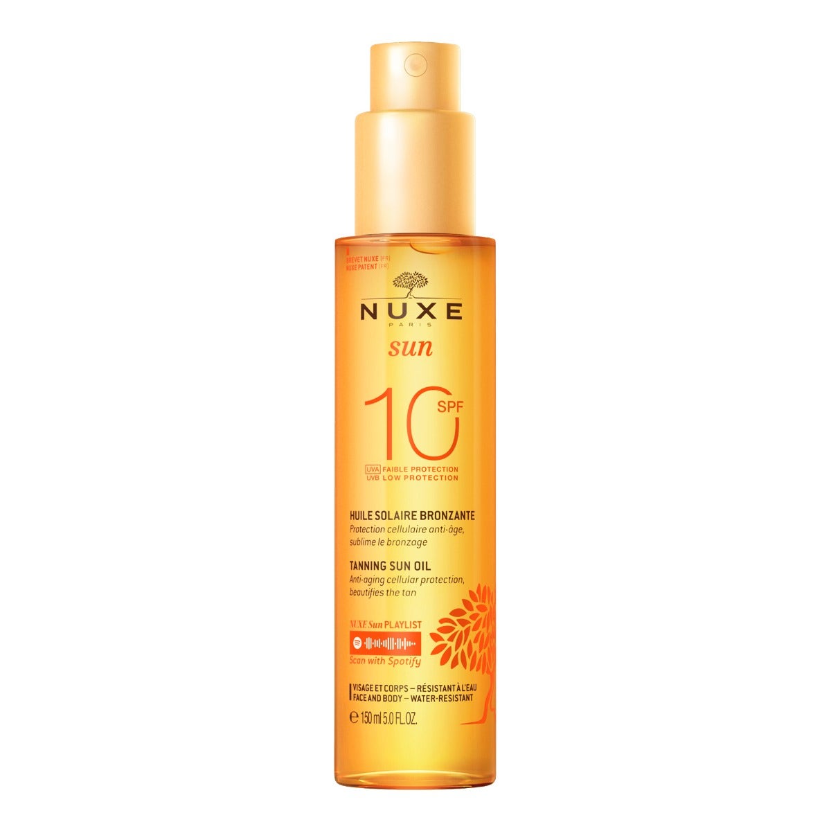 Nuxe Sun Olio Solare Viso E Corpo SPF10 150ml-4