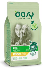 Oasy Dry Cane Adult Medium Pollo Sacco 12kg-1