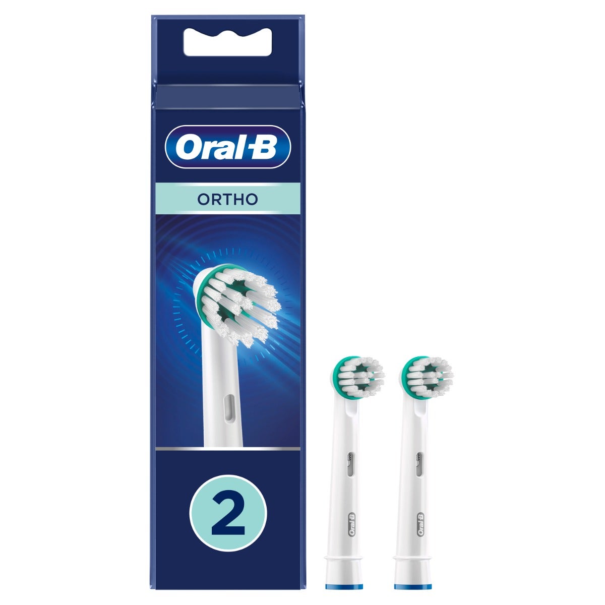 Oral-B Testina Di Ricambio Spazzolino Ortho 2 Pezzi-0