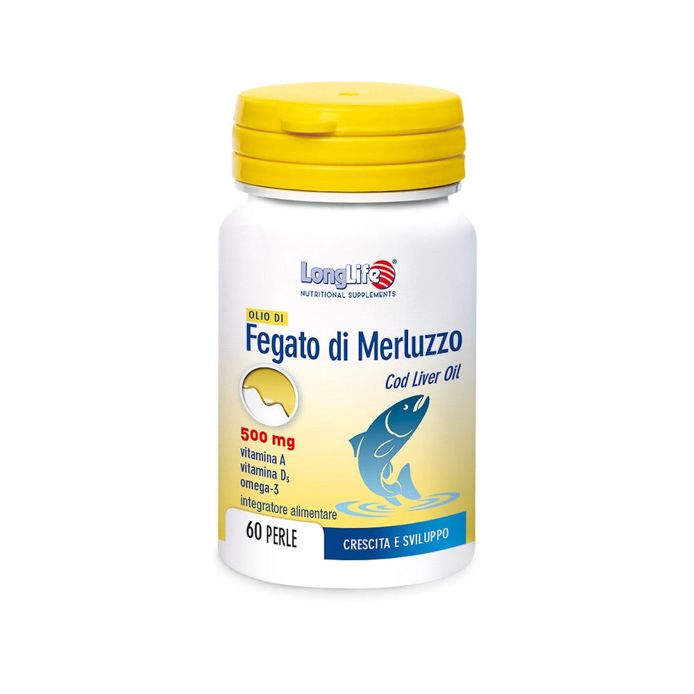 LongLife Olio Di  Fegato Di Merluzzo 500mg 60 Perle  - 3