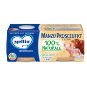 Mellin Omogeneizzato Manzo Prosciutto/Verdure 2x120g  - 3
