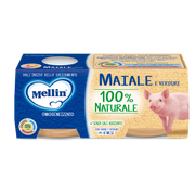 Mellin Omogeneizzato Maiale Con Verdure 2 X 80g  - 2