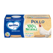 Mellin Omogenizzato Pollo 2x120g 4M+  - 3