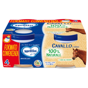 Mellin Omogeneizzato Cavallo 4x80g 4 Mesi+  - 3