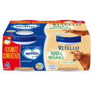 Mellin Omogeneizzato Vitello 4 Vasetti X80g  - 2