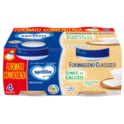 Mellin Baby Formaggino Classico 4x80g  - 2