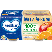 Mellin Omogeneizzato Mela Agrumi 2 Vasetti X100g  - 2