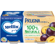 Mellin Omogeneizzato Prugna Mela  2x100g  - 3