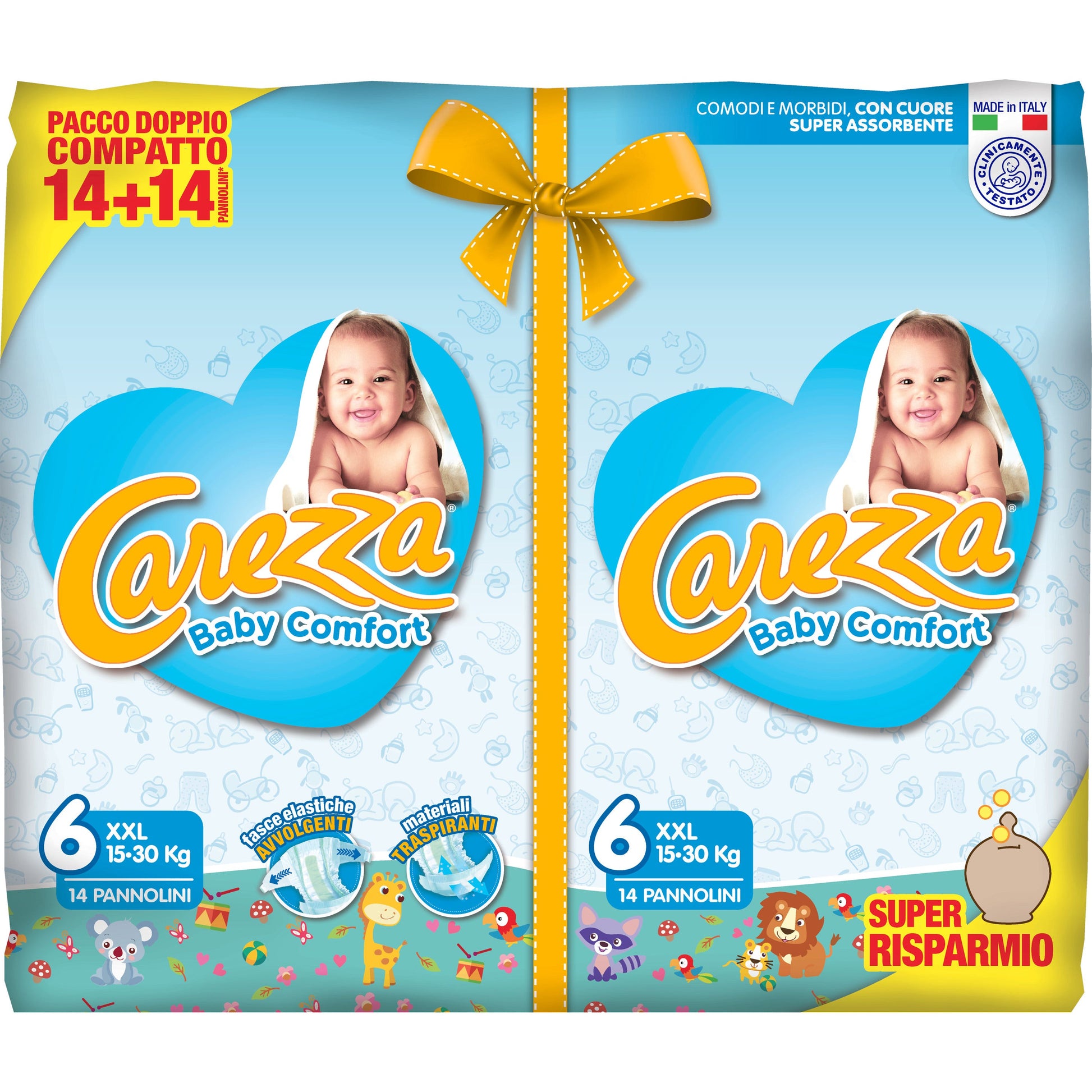 Pannolini Carezza Baby Comfort XXL 15-30Kg 28 Pezzi - 1